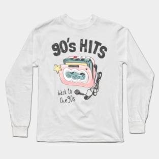 Mixing Memories: 90's Hits Revival Long Sleeve T-Shirt